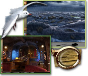 Help Captain Nemo's three captives escape from the Nautilus in 20,000 Leagues under the Sea, a fun Hidden Object game!