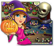 Help Amelie cater to guests dressed up as ghosts, goblins and vampires! Keep her cooks busy and more in this Time Management game!