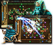 Descend into the Egyptian sands to find an oasis of puzzles, treasures, and mysteries in this Match 3 dazzler.
