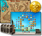 Plunder the sandy shores of the gorgeous southern isles in this amazing pirate puzzler!