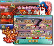 Construct new buildings to improve underwater cities, and create your very own Aquapolis, in this fun Time Management game!