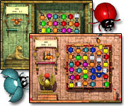 Shuffle scarabs around a grid as you try to line up matching colors in this Egyptian puzzler.