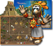 Build the Aztec civilization by mining resources and constructing buildings. Upgrade your structures and ward off your enemies!