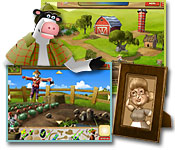 Help Otis and Pip find their missing barnyard friends in Barnyard Sherlock Hooves, a fun Hidden Object  game!