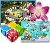 Blow up blox in BeachBlox, a fun and exciting puzzle game! Plan two steps ahead as you try to match up similar colors!