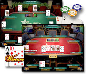 Sit in for a few hands and you'll be hooked on this truly original and customizable  game of Texas Hold'em.
