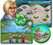 Help a tropical island protect their homes and go green in Build it Green: Back to the Beach, a fun Time Management game!
