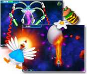 Dash across the galaxy to save Earth from the latest & greatest intergalactic chicken threat!