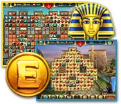 Explore the lands of the Pharaohs and the Cradle of Egypt! Enjoy the miraculous constructions in  this awesome Match 3 game!