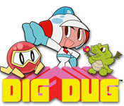 Play the classic Arcade game, Dig Dug! Enjoy the original, or check out the new Enhanced Mode with updated graphics and sounds!