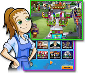 Rebuild poor Flo’s Diner in Diner Dash 5: BOOM! Earn enough money to customize the new diner and design a brand new restaurant!