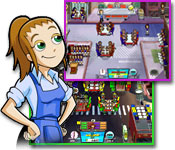 Rebuild poor Flo’s Diner in Diner Dash 5: BOOM! Earn enough money to customize the new diner and design a brand new restaurant!