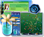 Help Dr. Rose Thompson combine different colored proteins to create new cells in this scientific puzzler.