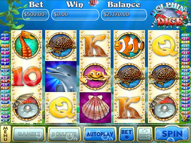 Dolphins Dice Slots Game