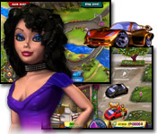 Dasha and Masha love building and selling cars, but love racing them even more! Help these sisters create their Dream Cars!