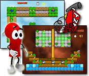 Help Dyno Kid make his way around the board and search for treasure in this frantic action-puzzle game.