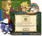 Solve puzzles and break runes to find magic artifacts and rescue the princess from a ferocious dragon.