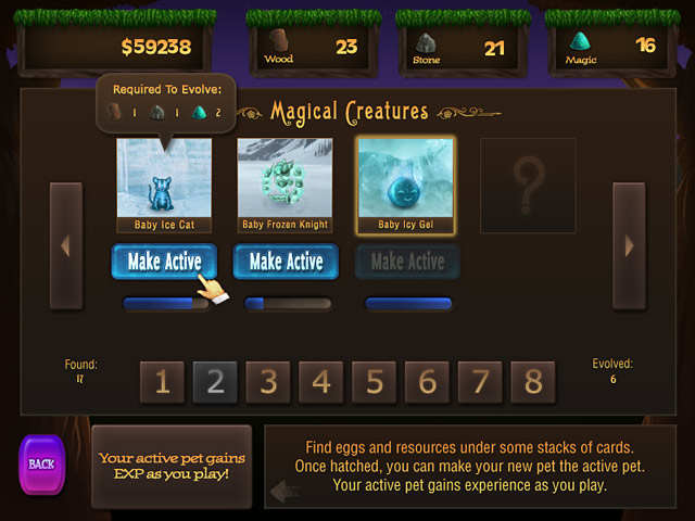Faerie Solitaire Game