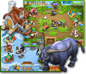 Manage five different farms around the world, as you try your hand at penguin breeding and jewelry making in Farm Frenzy 3!