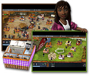 Welcome to your own Farmers Market! Sell fresh vegetables, baked goods, barbecue, and much more in this Time Management game!