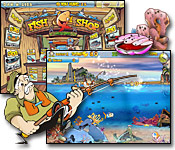 Cast your line in colorful locations and catch all kinds of fish! Earn points and climb to the top of the rankings.