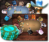 Battle your way in poker tournaments to buy houses and means of transport to get you everywhere in Texas.