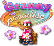 Granny and her kitties have earned a vacation so it's off to paradise for a relaxing break!