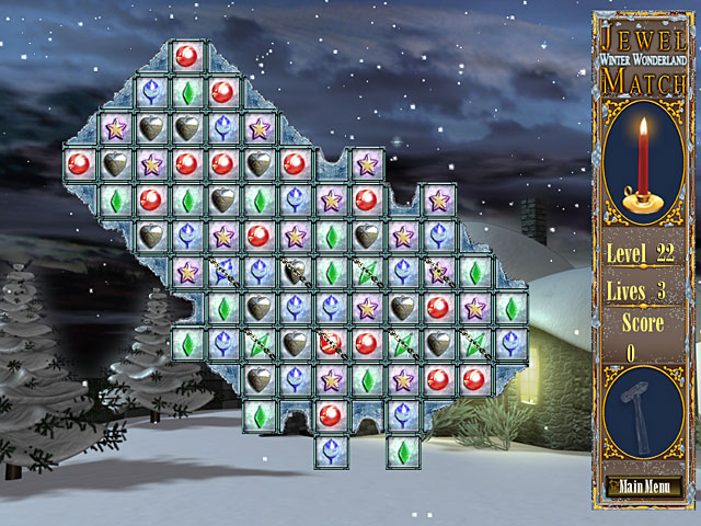 Jewel Match - Winter Wonderland Game