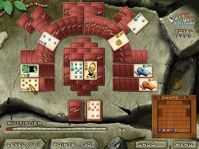 Jewel Quest Solitaire Game
