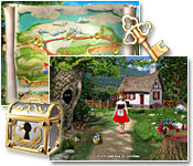 Match colored objects and bring treasure chests and golden keys together to unlock cherished fairy tales and fables.