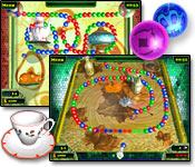 A delightful color-matching marble-popper game set in a beautifully rendered 3D world.