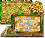 Embark upon a fantastic adventure to the empire of the Mayas. Experience classical Mahjongg in a fantastic atmosphere!