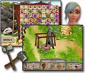 Help a tribe rebuild their village after a volcanic explosion! Gain members and advance their technology in this Strategy game.