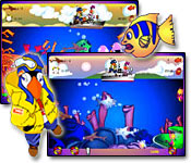 Make your way around the world catching sea life and visiting the continents in this fishing-themed arcade game