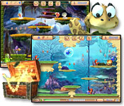 Save underwater inhabitants from dangerous monsters in this challenging platform adventure game.