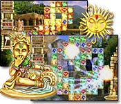 Group matching gems as you travel through Ancient India.