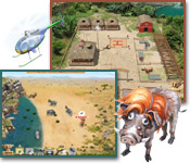 Protect and rescue exotic African animals in Project Rescue: Africa! Keep your critters safe using your Time Management talents!