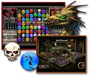 Use your Match 3 expertise to save the peaceful village of Verloren from the evil clutch of the demon Gorgon in Puzzle Quest 2!
