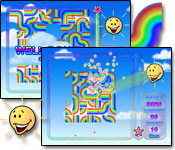 Create colorful loops in this relaxing and beautiful puzzler. With easy to learn gameplay, you'll be rotating rainbows in no time.