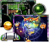 Generate and absorb balls into a liquid metal paddle and break bricks in this arcade-style game.