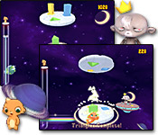 Deflect meteors and guide blocks through a series of rotating disks as you set out to save the planet Roo.