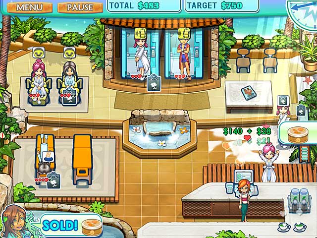 Sally's Spa Game