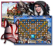 Enter a magical fairy-tale world and overcome the evil Crow Witch! Help her captives escape using your Match 3 talents!