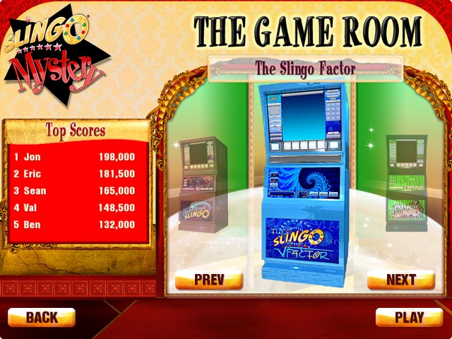Slingo Mystery: Who's Gold Game