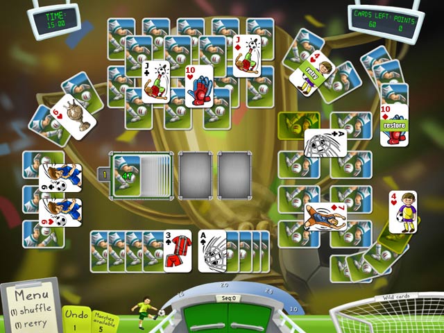 Soccer Cup Solitaire Game