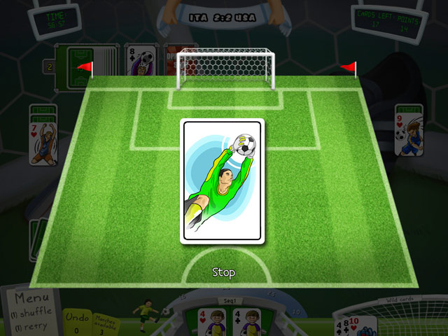 Soccer Cup Solitaire Game
