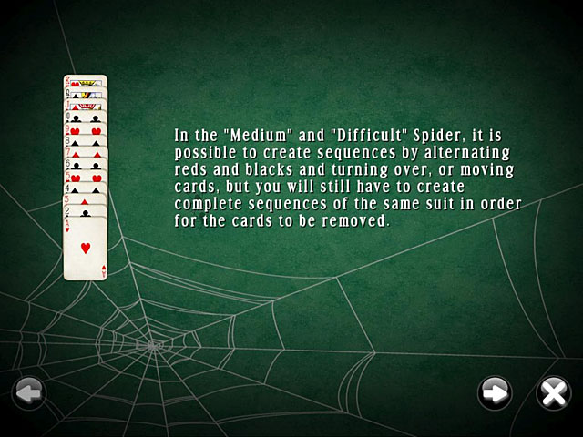 SpiderMania Solitaire Game