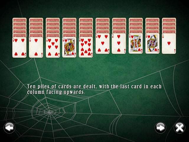 SpiderMania Solitaire Game