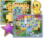 Spring is in the air! Journey through the beautiful Spring countryside with the Easter Bunny in this adorable Match 3 game!