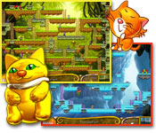 As Super Granny enjoys a relaxing picnic with her furry companions, one of her precious kitties wanders off must be saved!